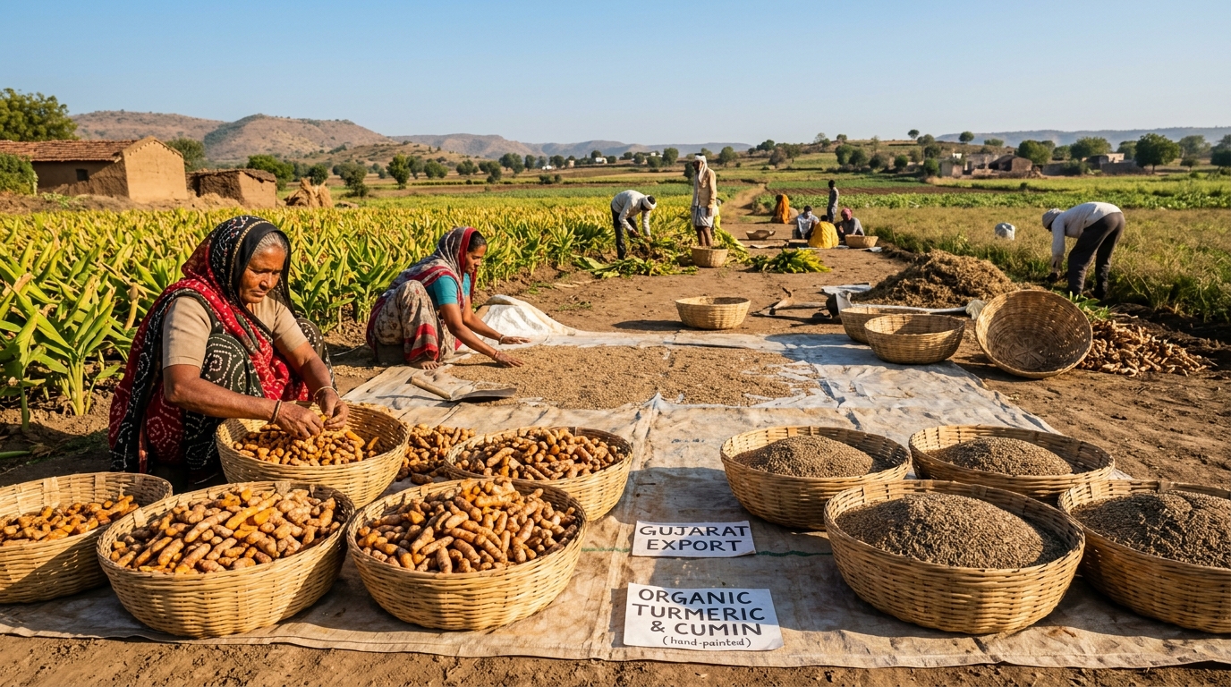 Gujarat Cumin & Haldi Harvest: Purity, Oil Content & Global Pricing Trends